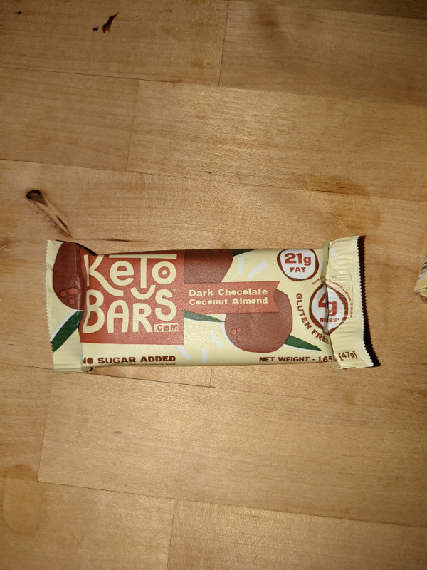 Keto Bar, Dark Chocolate Coconut Almond von FitnessWunder | Hochgeladen von: FitnessWunder