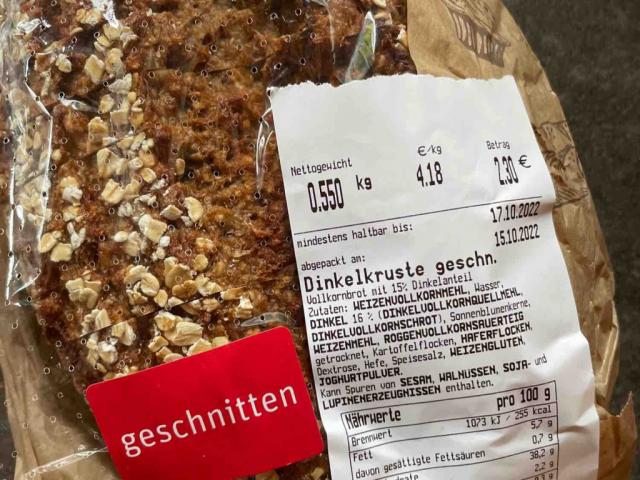 Dinkelkruste, Rewe von Nadja115 | Hochgeladen von: Nadja115