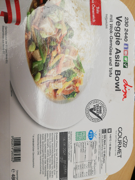 Veggie Asia Bowl, mit Wok-Gemüse und Tofu von zenz | Hochgeladen von: zenz