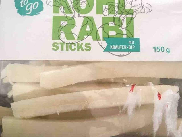 Kohlrabisticks mit Kräuterfrischkäsezubereitung, to go von kovi | Hochgeladen von: kovi