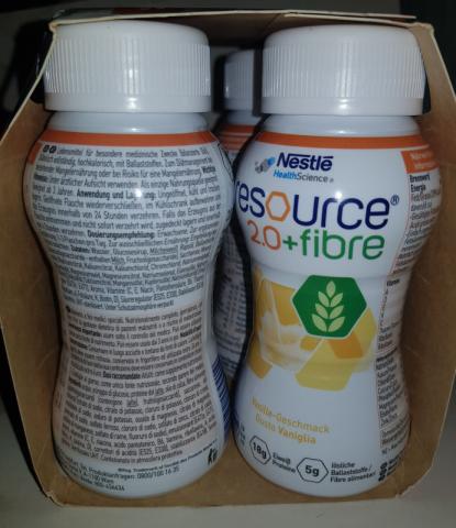 Nestlé resource 2.0+fibre, Vanille | Hochgeladen von: Michael Gaul Nestlé resource 2.0+fibre, Vanille | Hochgeladen von: Michael Gaul