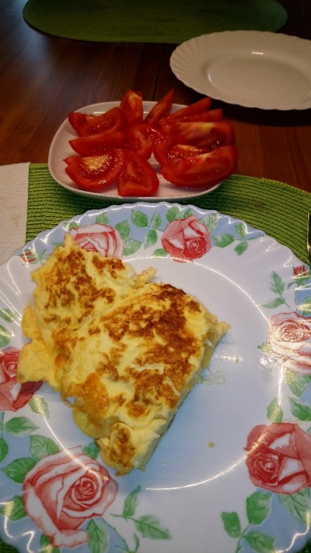 Selbstgemacht, Omelette mit Tomaten und Käse Kalorien - Eier - Fddb