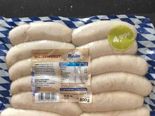 Münchener Weisswurst, mit Petersilie ferfeinert von LutzR | Hochgeladen von: LutzR