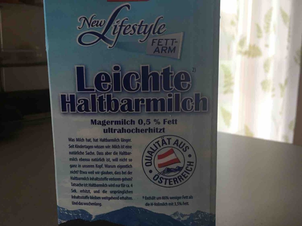New Lifestyle Leichte Haltbarmilch 0,5% Fett von moldascha1 | Hochgeladen von: moldascha1