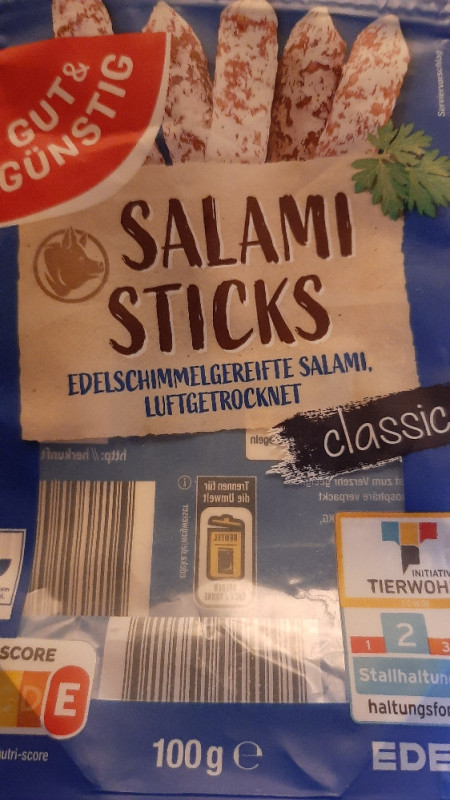 Gut & Günstig Salami Sticks von Dorvillin | Hochgeladen von: Dorvillin