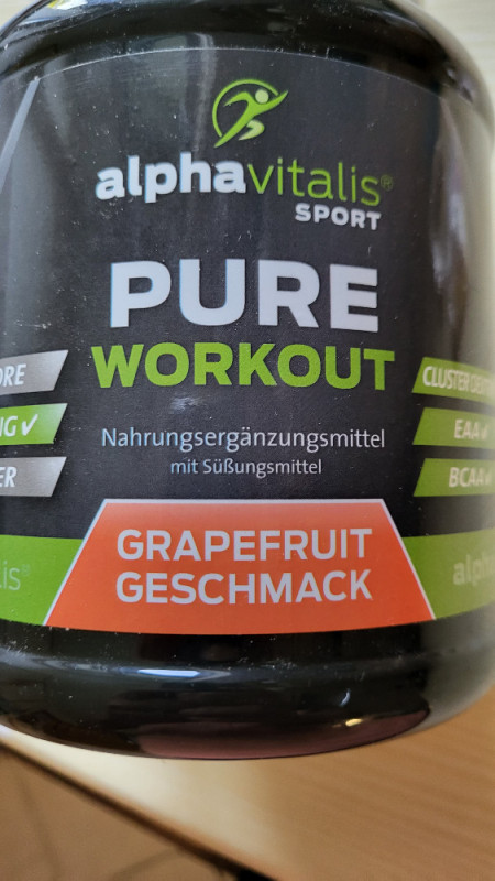 Pure Workout, Grapefruit Geschmack von viechator | Hochgeladen von: viechator