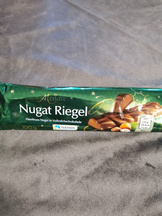 Nugat Riegel, Haselnuss Nugat in Vollmilchschokolade von mbauman | Hochgeladen von: mbaumann87