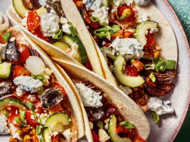 Griechische Tacos mit Kichererbsen und Zaziki von juliamima | Hochgeladen von: juliamima