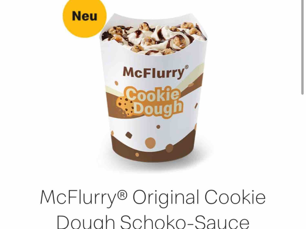 McFlurry Cookie Dough Schoko, Milch 1,5%  von ginamlr | Hochgeladen von: ginamlr