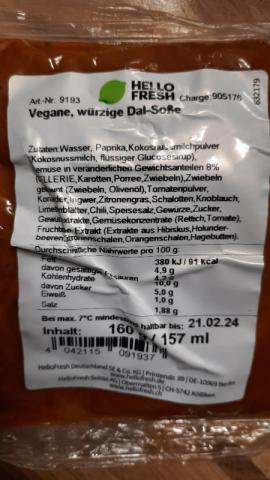 Dalsoße, vegan von mimi104 | Hochgeladen von: mimi104