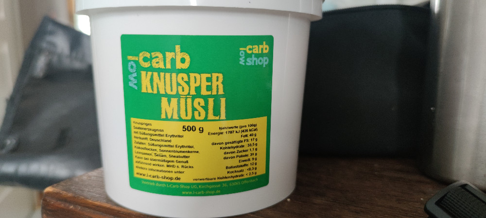 -carb Knuspermüsli Sesam Kokos von J.D | Hochgeladen von: J.D