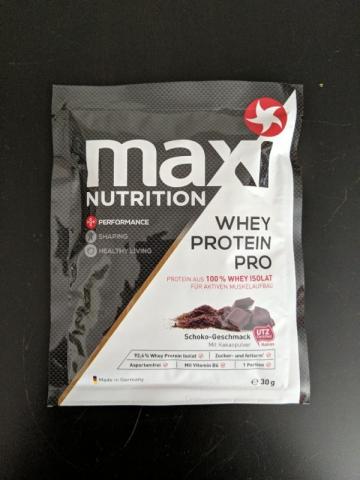 Maxi Nutrition Whey Protein Pro, Schoko Geschmack von kreischwei | Hochgeladen von: kreischweide