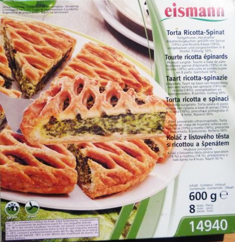 Torta Ricotta-Spinat Blätterteigkuchen | Hochgeladen von: Buldi