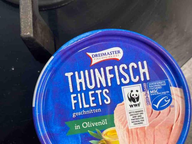 Thunfischfilet geschnitten in Olivenöl, Fett 9,0 Eiweiß 27 von m | Hochgeladen von: mybouty