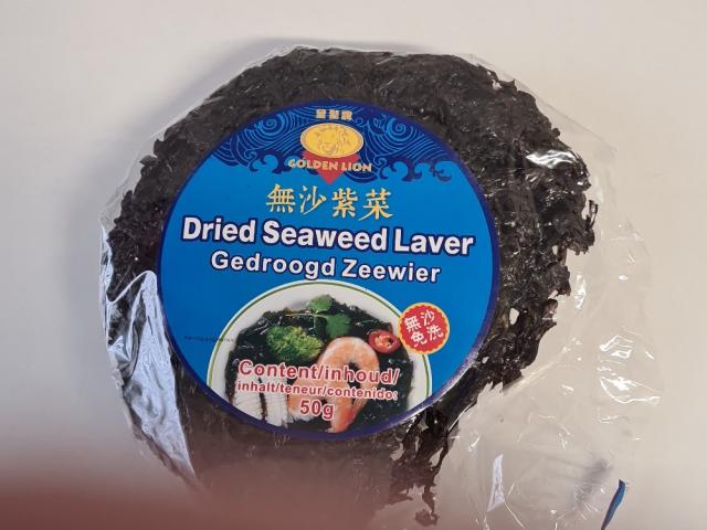 Dried Seaweed Laver, Mit Roten Algen von dieterkmeyer212 | Hochgeladen von: dieterkmeyer212