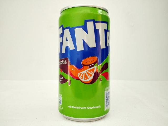 Fanta - Exotic: 5,6% Saft, Mit Mehrfrucht-Geschmack | Hochgeladen von: micha66/Akens-Flaschenking