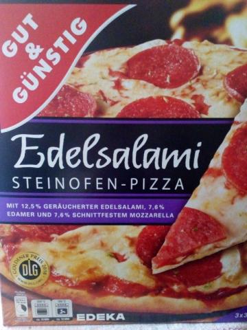 Pizza Salami Steinofen-Pizza | Hochgeladen von: Seidenweberin