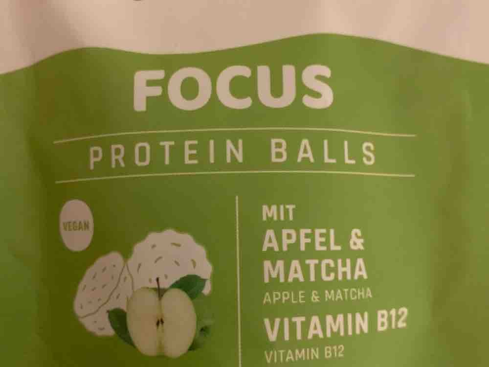 Focus Protein Balls, Apfel & Matcha & Vitamin B12 von ke | Hochgeladen von: keya