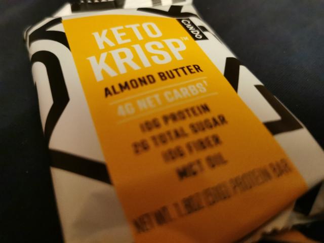 Keto Krisp Bar, Almond Butter by cannabold | Uploaded by: cannabold