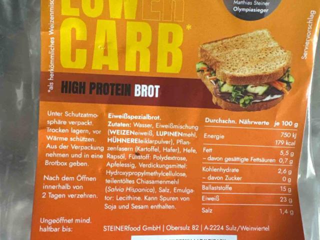 Steiner‘s Low Carb Brot, Net Carbs von charismatic812 | Hochgeladen von: charismatic812