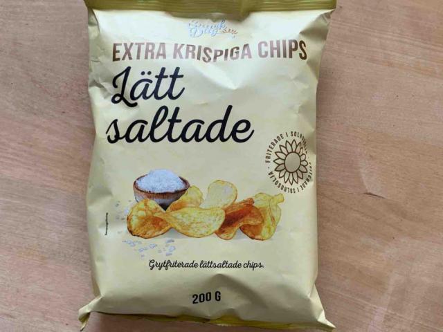 Extra krispiga chips, lätt saltade by Lunacqua | Uploaded by: Lunacqua