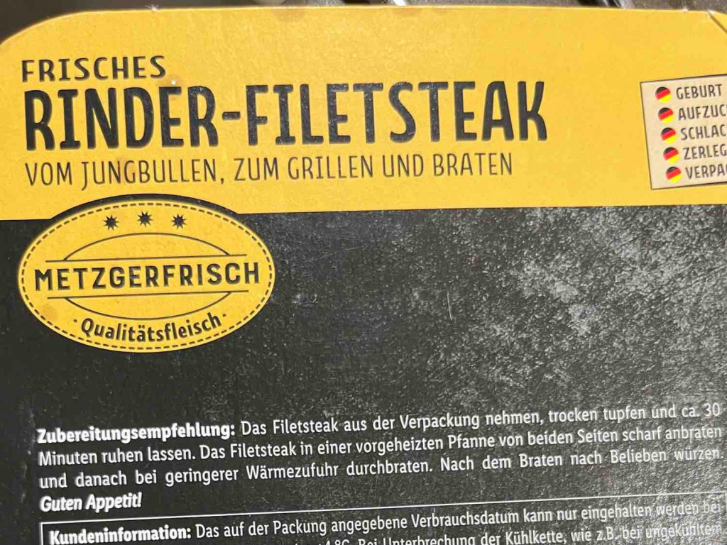 Frisches Rinder-Filetsteak (Lidl), vom Jungbullen, zum Grillen u | Hochgeladen von: DKW