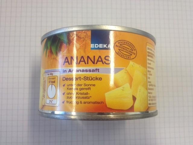 Ananas Dessertstücke in Ananassaft, Ananas | Hochgeladen von: xmellixx