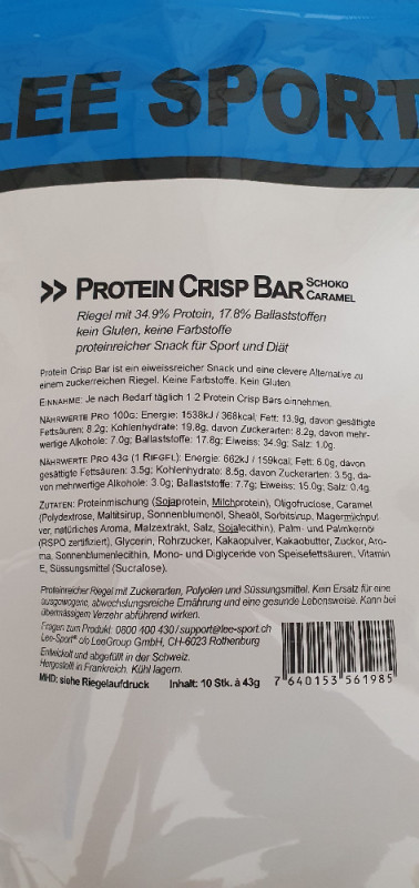 Protein Crisp Bar Schoko-Caramel von Aline248 | Hochgeladen von: Aline248