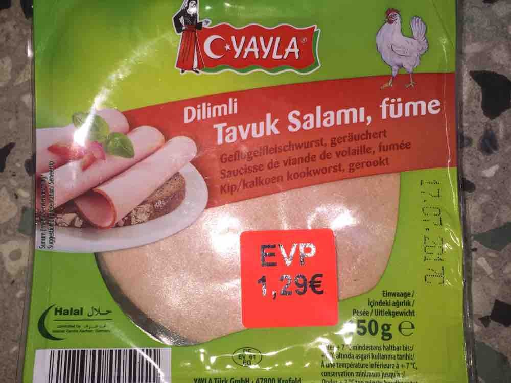 Tavuk salami, füme, Geflügelfleischwurst von YaCora | Hochgeladen von: YaCora