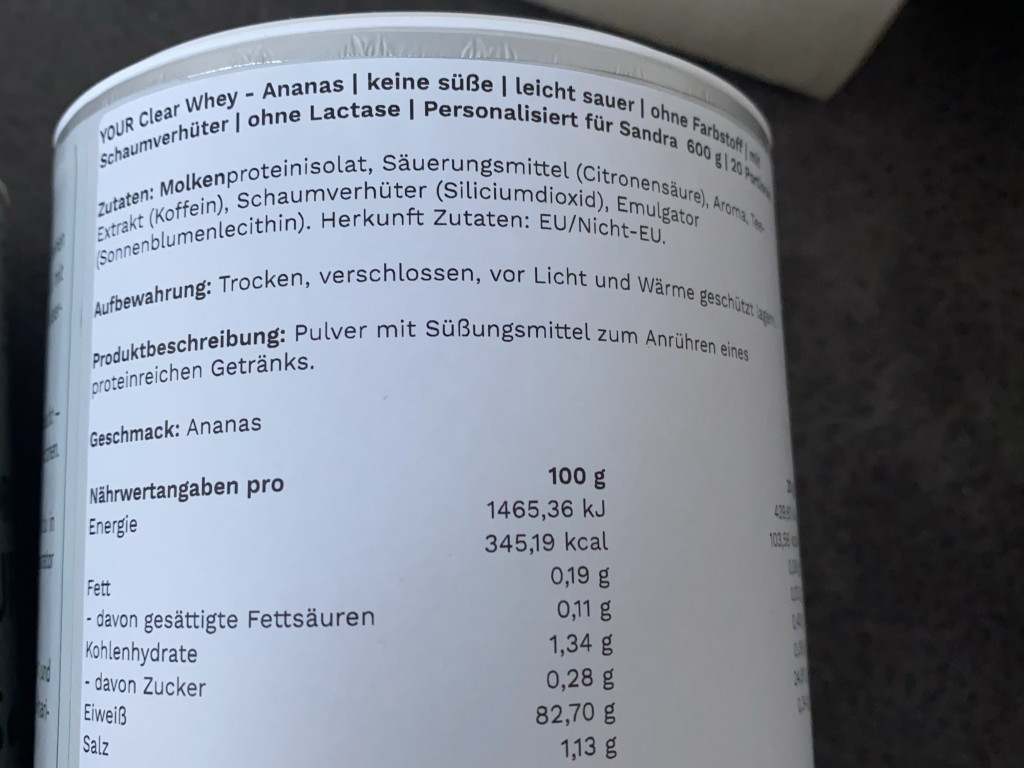 Formulize Clear Whey Ananas von Freya17 | Hochgeladen von: Freya17