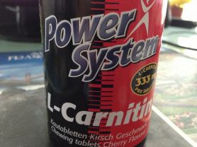 Power System L-Carnitin Kautablette, "Kirschgeschmack&a | Hochgeladen von: Birgit aus Hessen