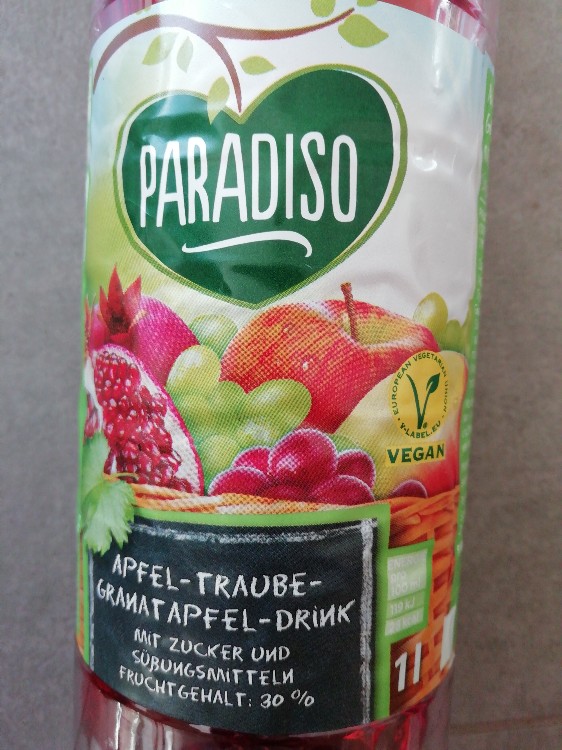 Paradiso Apfel-Traube-Granatapfel-Drink, Apfel-Traube-Granatapfe | Hochgeladen von: IDRYSS