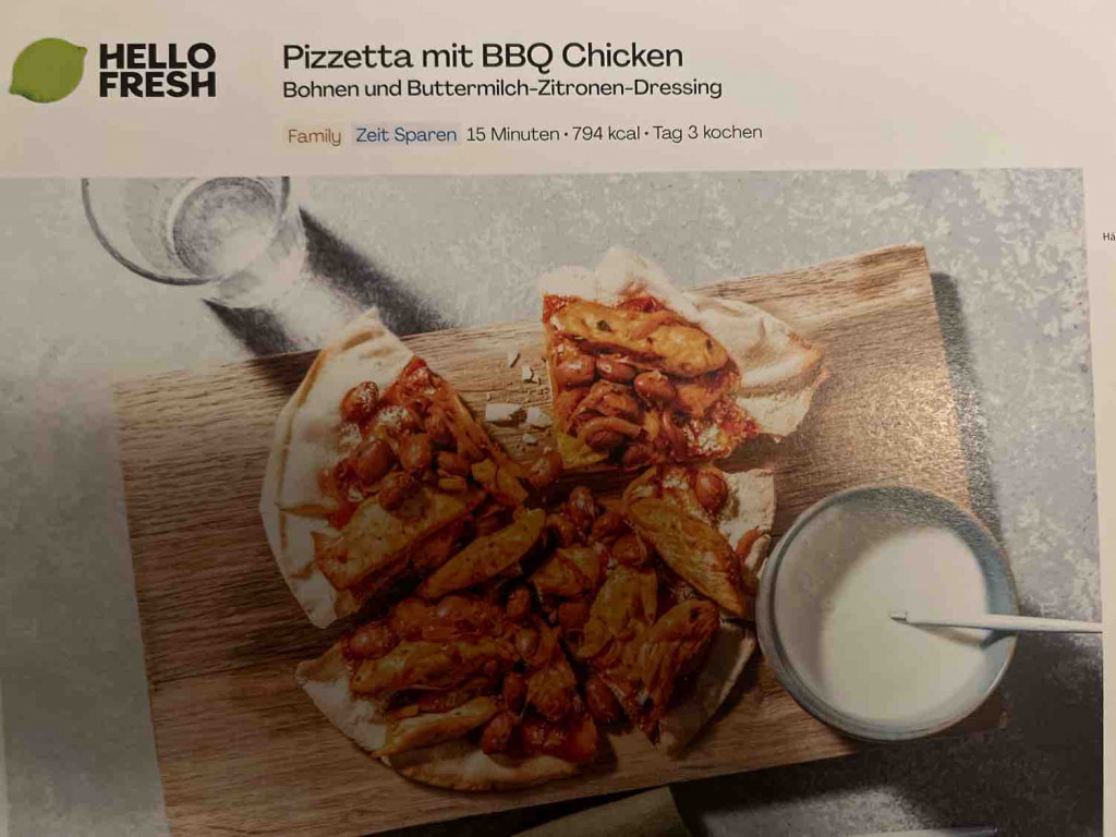 Hello Fresh Pizetta mit BBQ Chicken von MrKnister | Hochgeladen von: MrKnister