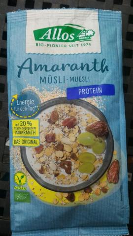 Amaranth Müsli , (Protein) | Hochgeladen von: dydavide