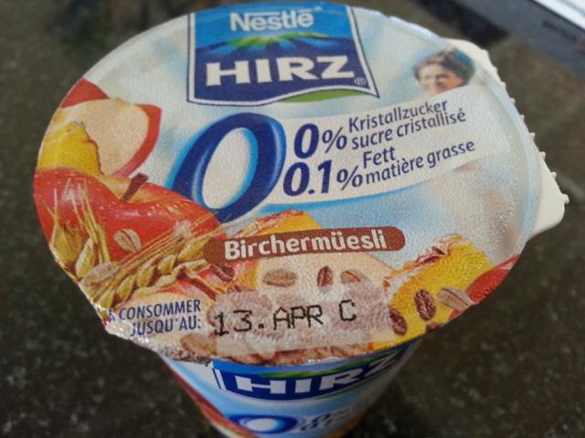 Nestle Hirz 0.1% Fett, Birchermüsli | Hochgeladen von: elise