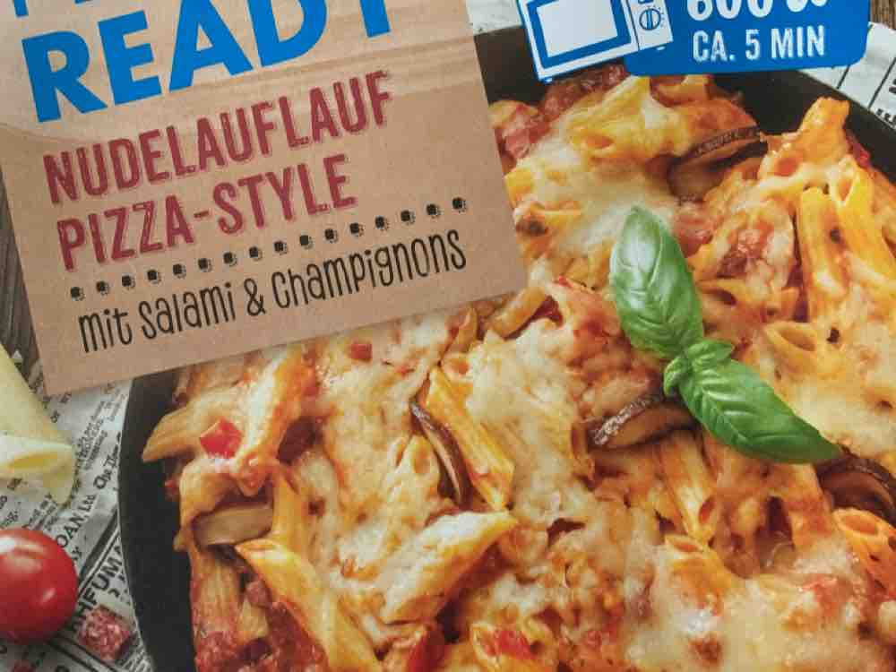 Nudelauflauf Pizza-Style, mit Salami & Champignons von Rck | Hochgeladen von: Rck