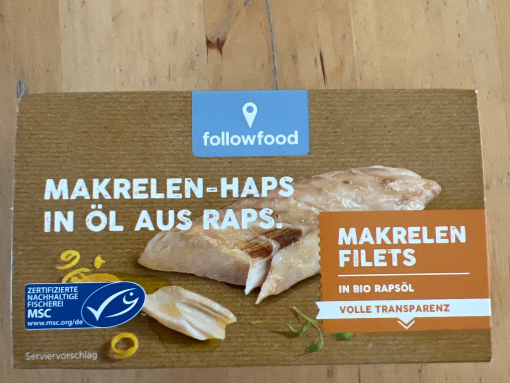 Makrelen-Haps, in Bio-Rapsöl von Bloh | Hochgeladen von: Bloh Makrelen-Haps, in Bio-Rapsöl von Bloh | Hochgeladen von: Bloh