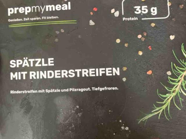 Prepmymeal spätzle rinderstreifen, pilzragout von sarahwrenger | Hochgeladen von: sarahwrenger