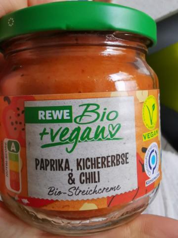 Streichcreme Paprika, Kichererbse & Chili, vegan von haney | Hochgeladen von: haney