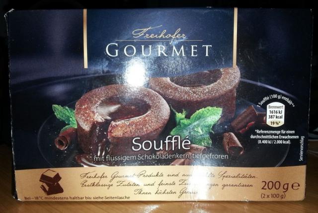 Soufflé, mit flüssigem Schokoladenkern | Hochgeladen von: madmanniman