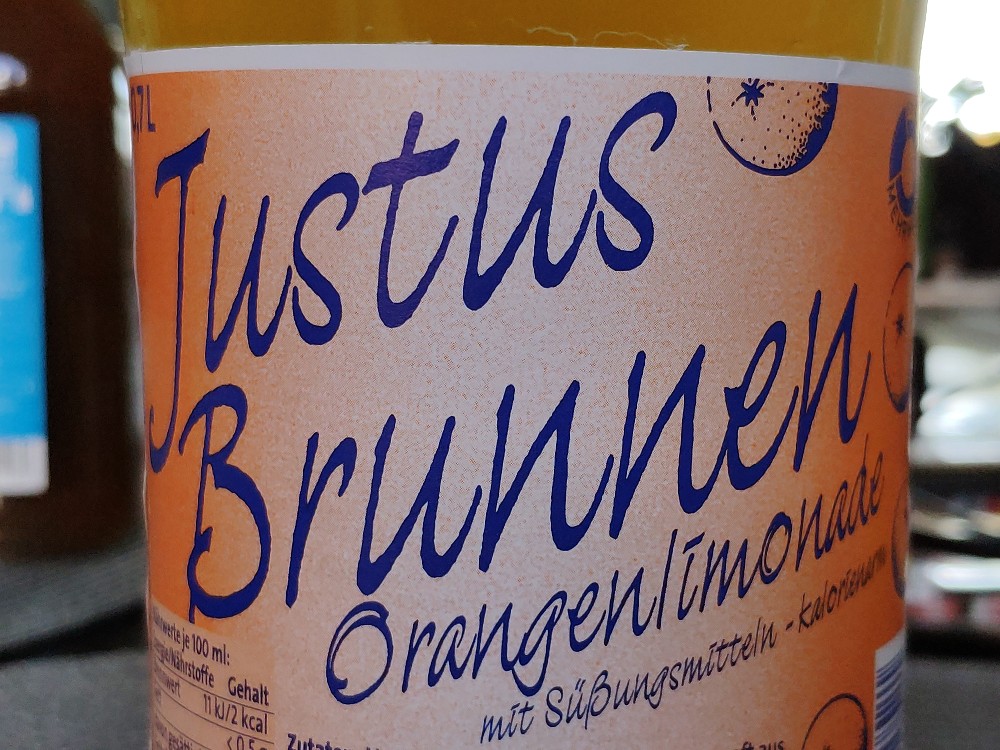 Justus Brunnen Orangenlimonade, Orange von StickStackxD | Hochgeladen von: StickStackxD