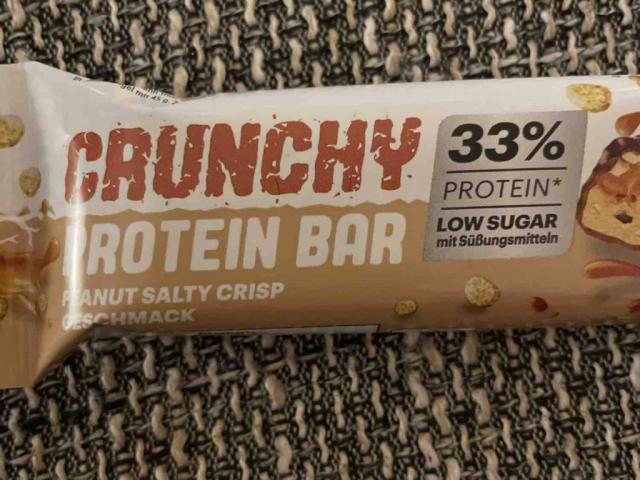 Crunchy Protein Bar, Peanut Salty Crisp von Saubazi | Hochgeladen von: Saubazi