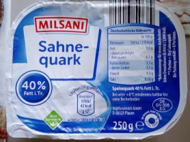 Sahnequark 40 % Fett Milsani | Hochgeladen von: kolibri6611