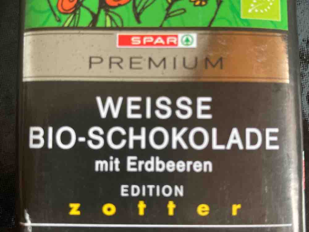 Weisse Bio-Schokolade, mit Erdbeeren von petwe84 | Hochgeladen von: petwe84