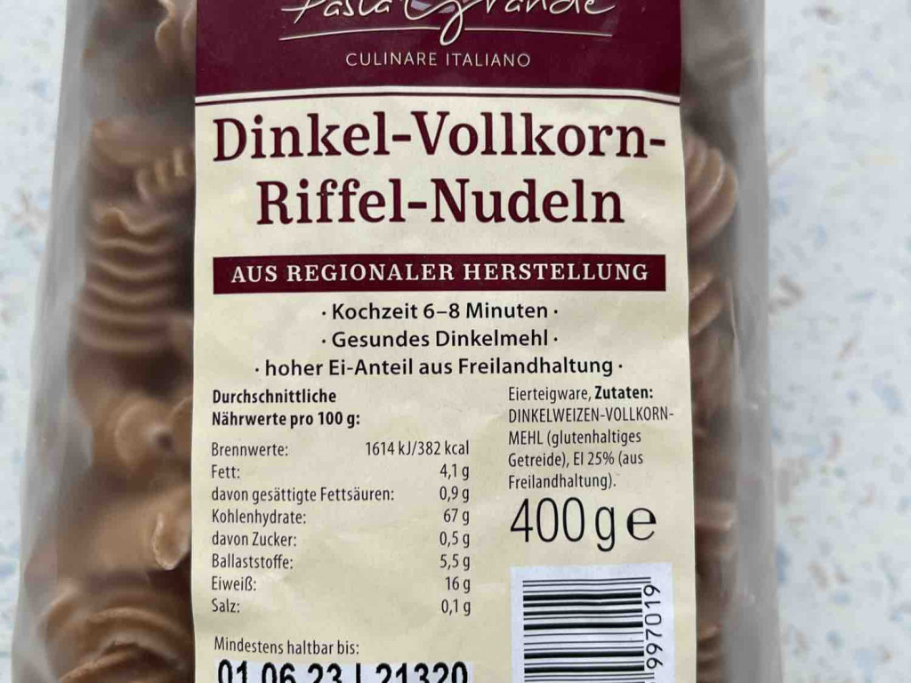 Dinkel-Vollkorn-Riffel-Nudeln von TimFo | Hochgeladen von: TimFo