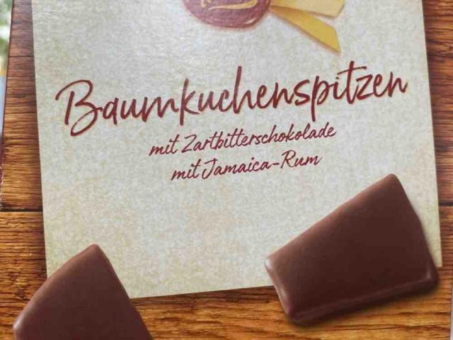 Baumkuchenspitzen, mit Zartbitterschokolade, mit Jamaica-Rum von | Hochgeladen von: marleneu