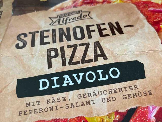 Steinofen Pizza Diavolo, mit Käse, geräucherter Peperoni-Salami  | Uploaded by: creyd