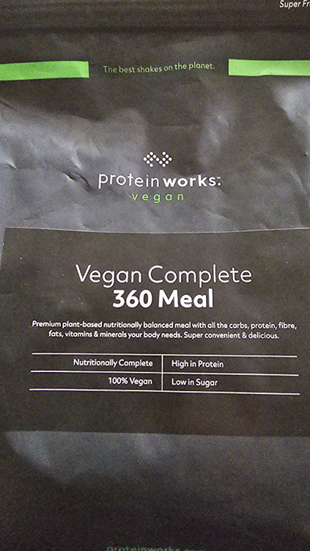 Vegan Complete 360  Meal, Wasser von camikaze@freenet.de | Hochgeladen von: camikaze@freenet.de