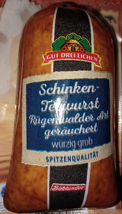 Schinken-Teewurst, Rügenwalder Art, geräuchert, würzig, grob von | Hochgeladen von: Elektrifix1803