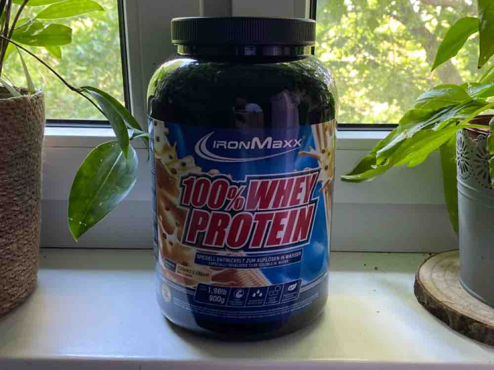 IronMaxx 100% Whey Protein (Cookies&Cream), pro 100g reines  | Hochgeladen von: MikeBLN